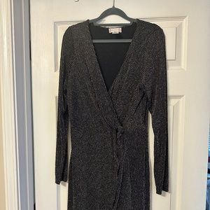 Women’s gold & silver sparkle dress